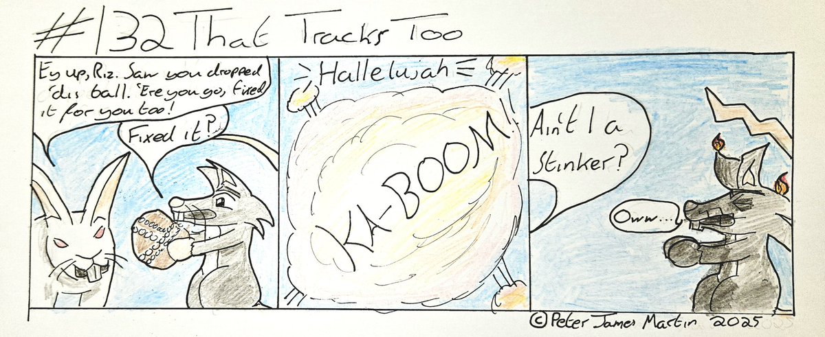 Peter James Martin (@brennan_and_riz) on Twitter photo The Comic Tales of Brennan and Riz
Issue #132
Never trust a rabbit.
Don't forget to check out the other issues of the Comic Tales of Brennan and Riz over at my blog:
tstpjm.blogspot.com
#Comic #riztherogue The Comic Tales of Brennan and Riz
Issue #132
Never trust a rabbit.
Don't forget to check out the other issues of the Comic Tales of Brennan and Riz over at my blog:
tstpjm.blogspot.com
#Comic #riztherogue