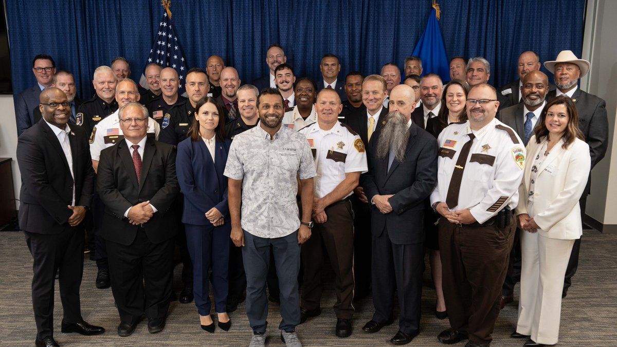 Yesterday, FBI Director Kash Patel visited the FBI - Minneapolis Field Office to meet with local, state, and federal partners from Minnesota and the Dakotas. Chief Werner was grateful for the opportunity to hear Director Patel’s insights and vision for the FBI’s continued role in