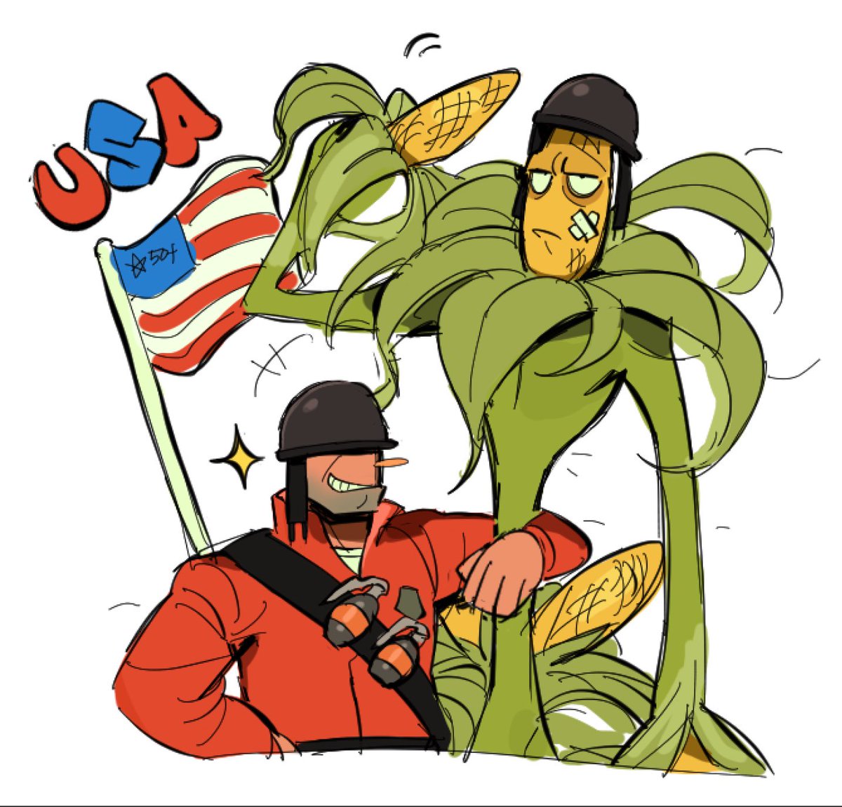 botanipop's tweet image. i forgot i was a pvz enjoyer so heres a lil doodle