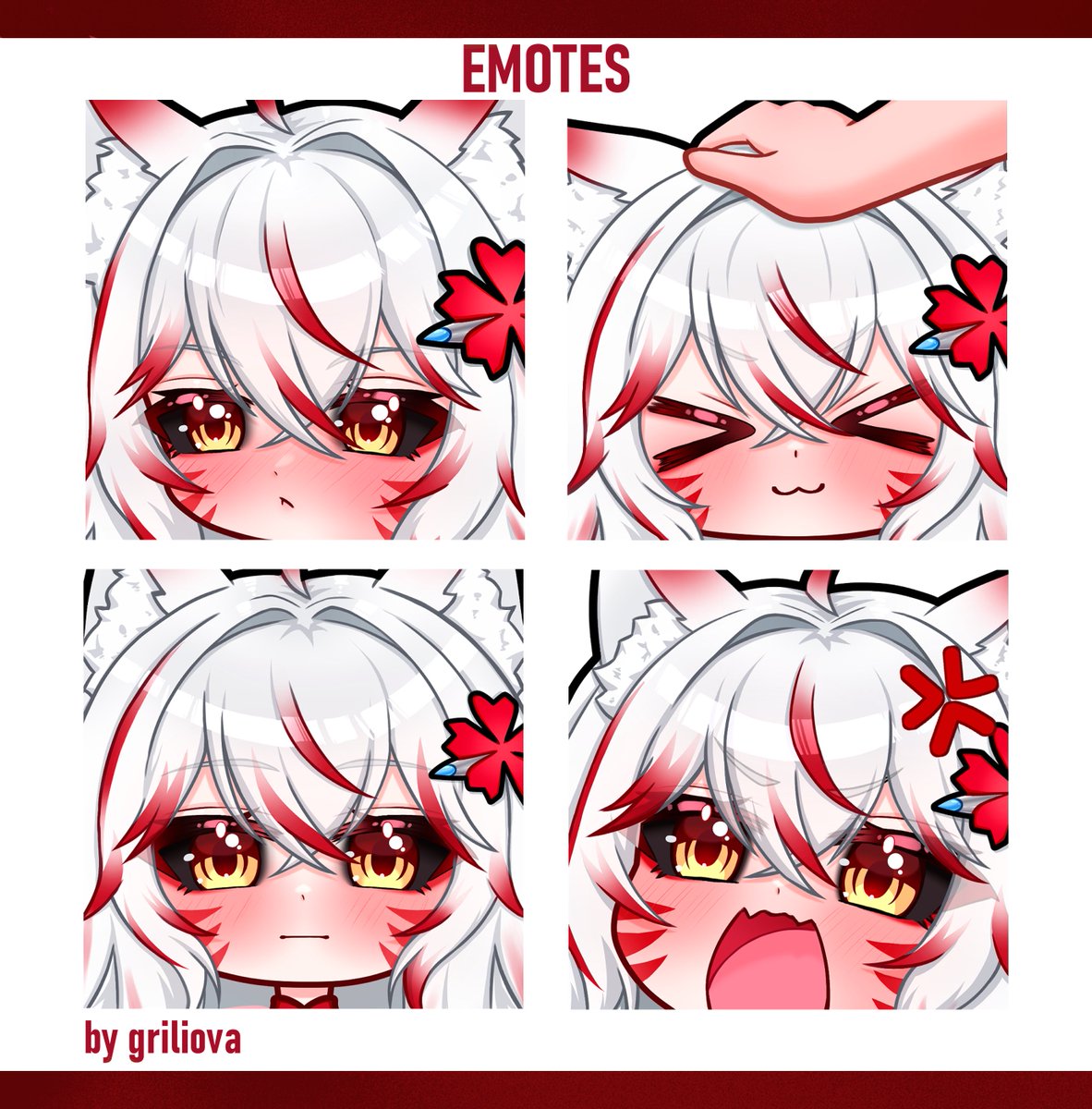griliova_'s tweet image. Emotes for relleum ;3

#emotes #vtuber #twitch