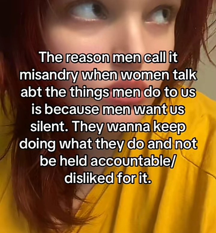 "Misandry" is simply noticing misogyny