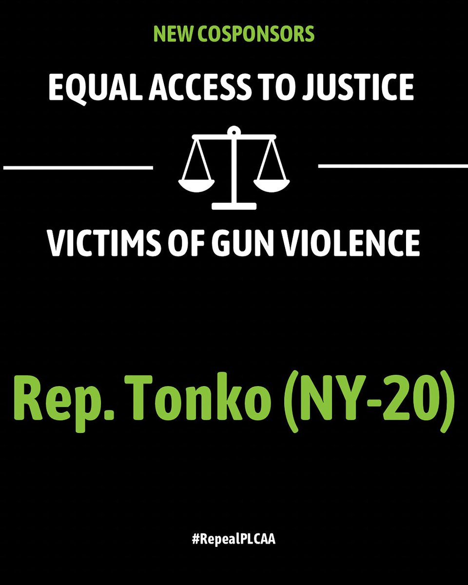 NewtownAction's tweet image. Thank you to @reppaultonko for cosponsoring H.R.3740!
We urge Members of Congress to #RepealPLCAA by cosponsoring the Equal Access to Justice for Victims of Gun Violence Act.
Congressional Switchboard: (202) 224-3121
#EndGunViolence @survivorsemp