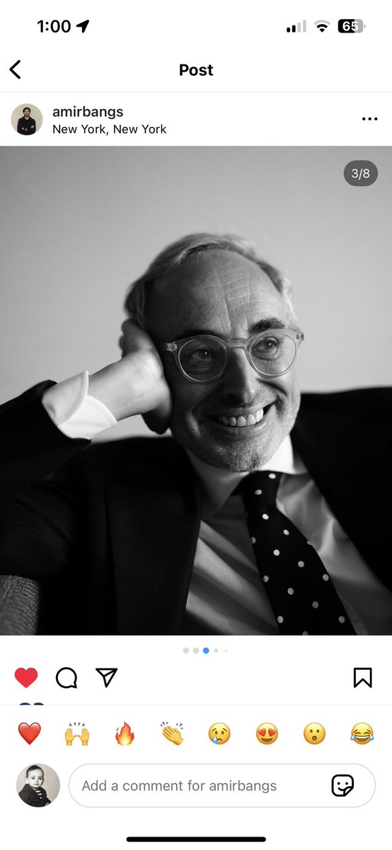 Shteyngart's tweet image. Some truly amazing outtakes from the Times piece by the great Amir Hamja.