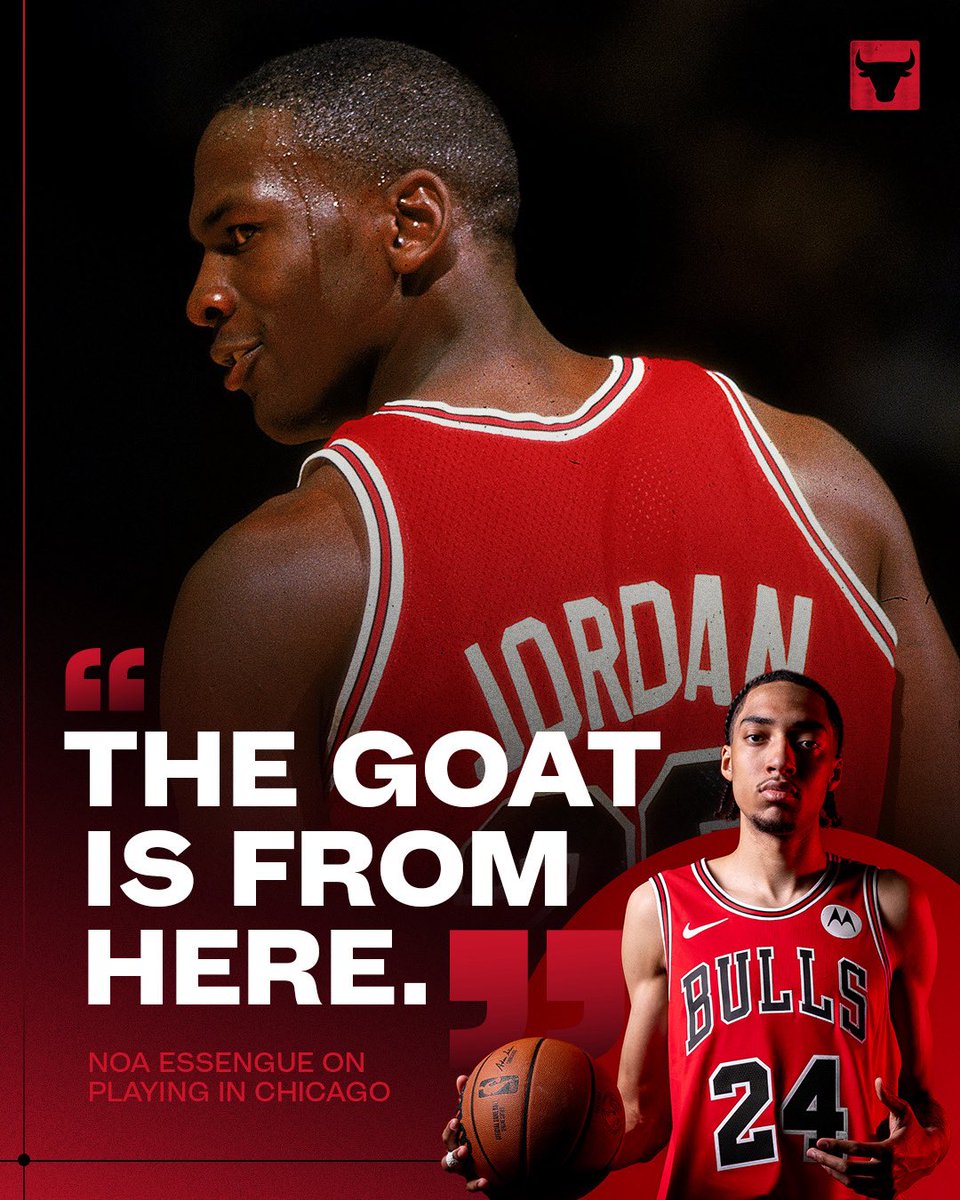 BullsArchive's tweet image. The Rookie knows ball 🐐 @NoaEssengue