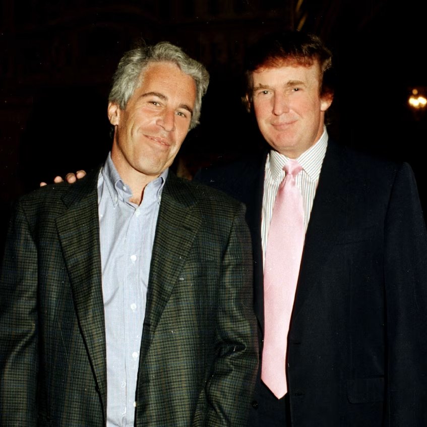 JudiciaryDems's tweet image. Did MAGA really think a guy who wrote a bawdy letter to Jeffrey Epstein for his birthday was going to release all the Epstein files?