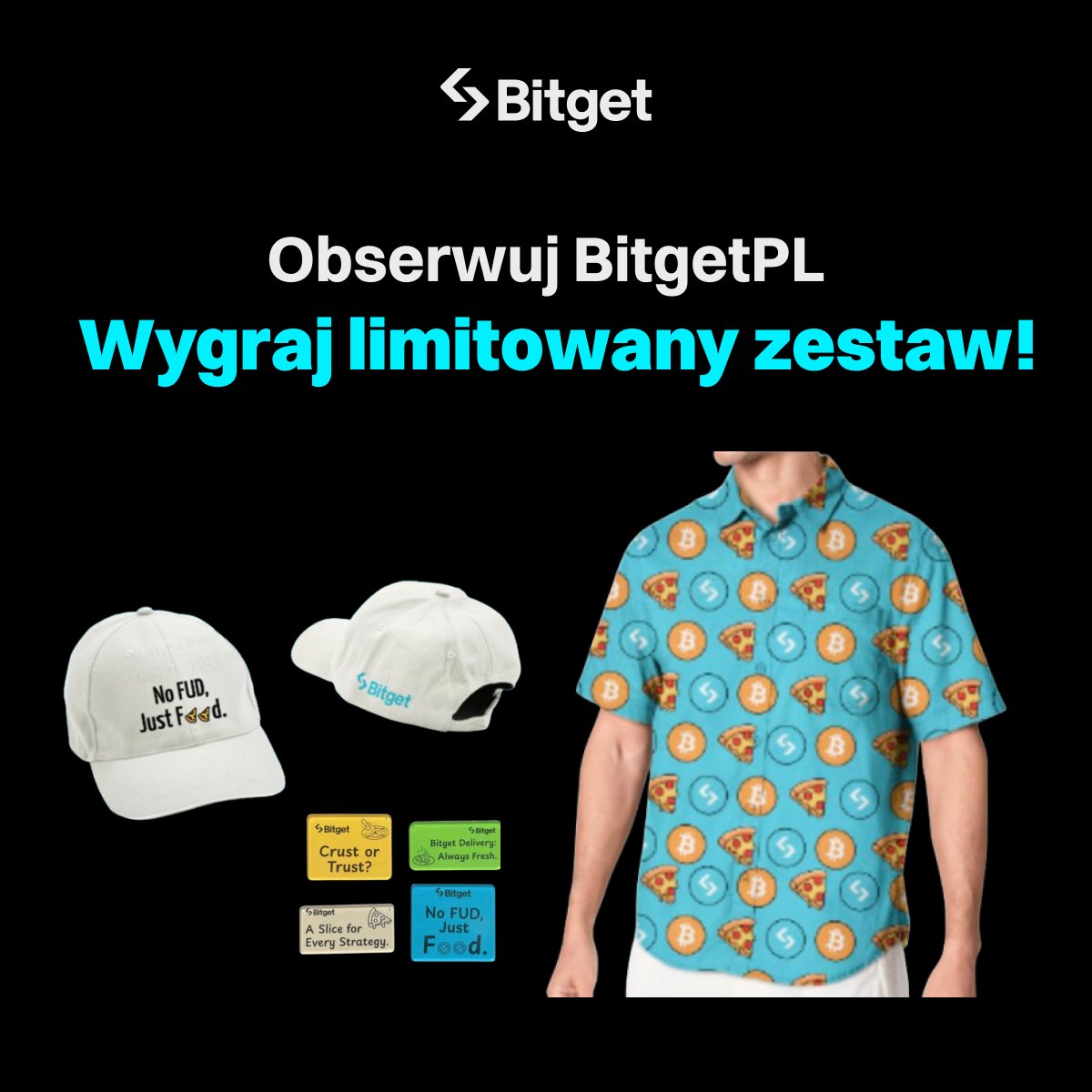 BitgetPL's tweet photo. 🔥 Wakacyjnie z #Bitget! 
💙 Mamy dla Ciebie Zestaw $BTC Pizza 😋

Zasady są proste! 
✅ Obserwuj @BitgetPL
🔃 Repostuj ten post
👇 Otaguj znajomego który kupi Ci dziś pizzę!

Zwiesz swoje szanse i....
🤩 Daj sub BitgetPL https://t.co/uzeBuVe8sV
🤩 Obserwuj nas na TikToku https://t.co/qLSbpCtElT

🎉 Wygrywa jedna osoba!
🇵🇱 Wysyłka na terenie Polski!
🤑 Wyniki we wtorek!