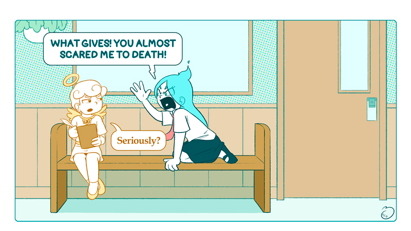 My Dead Body 41 - Back to school 01/10

Jumpscare!