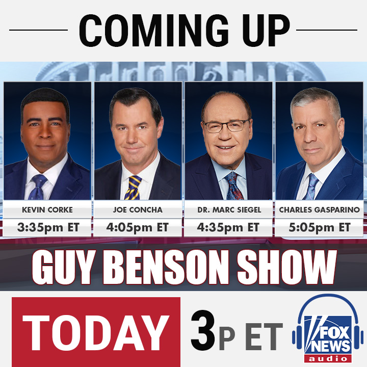 GuyBensonShow's tweet image. TODAY: We've got a LOADED #guybensonshow today with guest host @tomshillue, talking Colbert's CBS shutdown, Trump's economic turnaround, + MORE!
We'll be joined today by @kevincorke, @JoeConchaTV, @DrMarcSiegel, and @CGasparino. Listen at GuyBensonShow.com!…