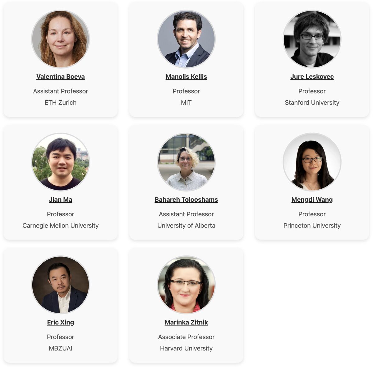 cmuptx's tweet image. If you are at ICML2025, welcome to attend our workshop "Multi-modal Foundation Models and Large Language Models for Life Sciences" tomorrow (Jul 19 Saturday).
The workshop features a stellar lineup of invited speakers, including Valentina Boeva @val_boeva, Manolis Kellis…
