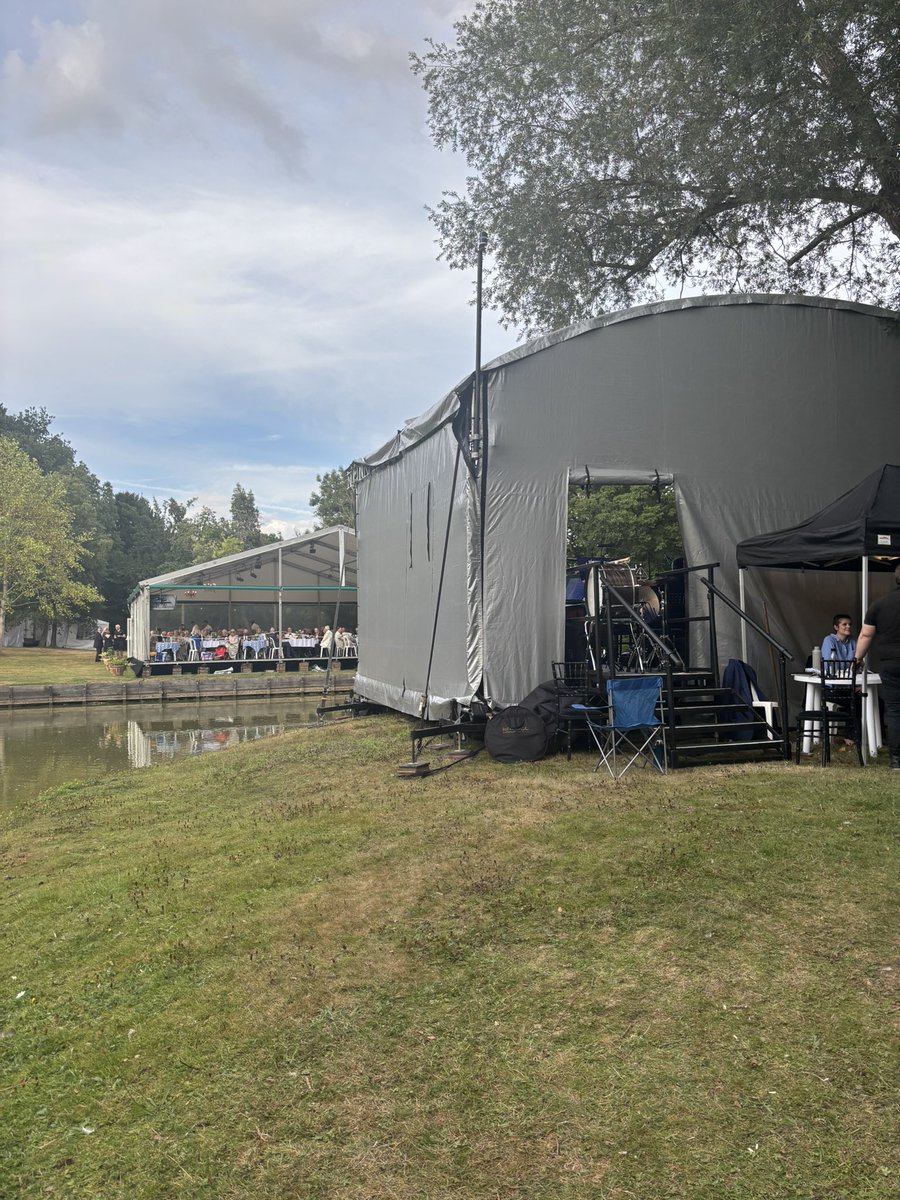 TomElwin's tweet image. All ready for opening night of @westgreenopera_ 2025. First night, Bellini on the lake.