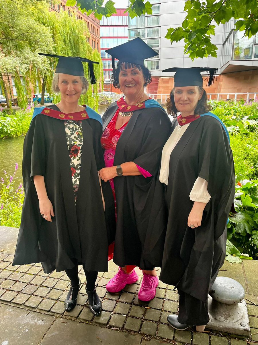 Celebrating my MA in Creative Writing (Poetry) from <a href="/MMUEnglishDept/">English at Manchester Met</a> with fellow poets <a href="/LauraS_poet/">Laura Strickland</a> &amp; <a href="/NomadicAlison/">Who is Alice</a> 

Feeling extremely grateful for everything this experience has given me.