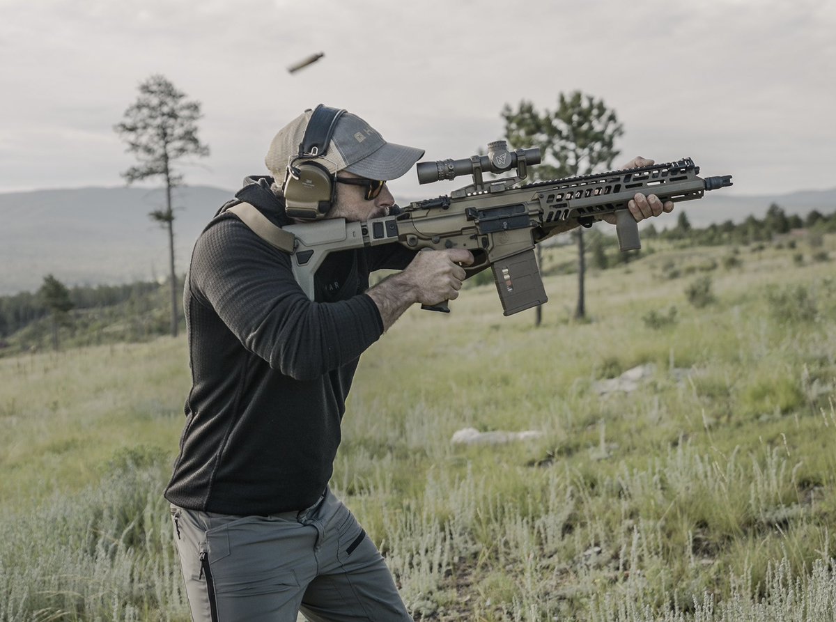 Magpul's tweet image. Our All-New UCS Stock is here: bit.ly/3Ghm1bN