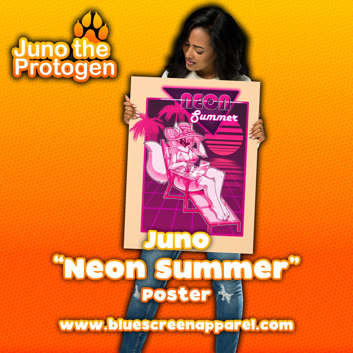 BlueScreenApp's tweet image. We have new posters!
New Juno "Beach Day" and "Neon Summer" posters are now available on the website. Come check them out as we come up with even more cool ways to decorate your living spaces!