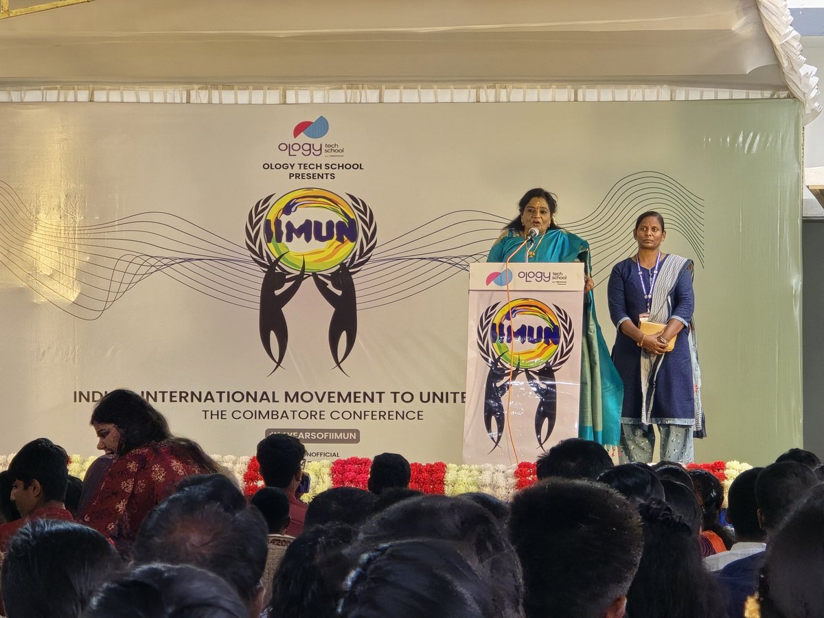 dhanushkodibjp's tweet image. Inspiring to see @DrTamilisai4BJP Akka. empower our youth with patriotism & leadership at @iimunofficial A true visionary guiding India's future. #Leadership #Patriotism