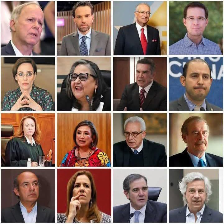 Todos estos corruptos y más Prianistas y pseudo periodistas,  desean intervención de EEUU a nuestro País y millones de Mexicanos les decimos ..YA BASTA😡👊🏻 #TRAIDORES_A_LA_PATRIA 
No se los permitiremos y no volverán al poder corruptos