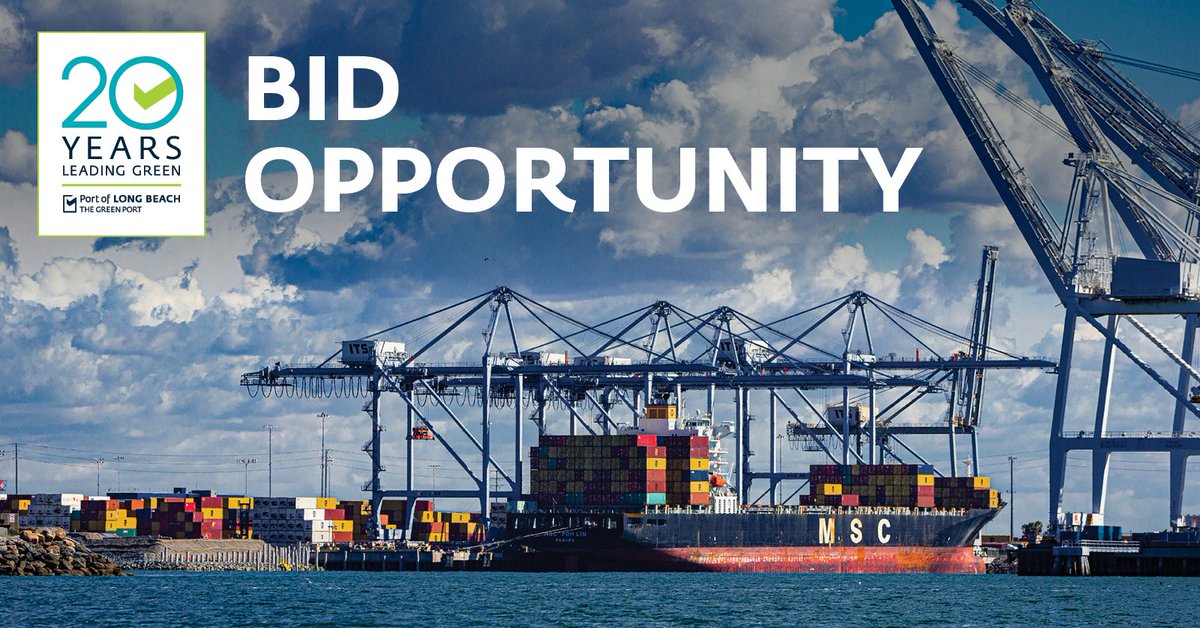 #POLB is seeking candidates for the Senior Director/Chief Harbor Engineer position. This role is responsible for overseeing the design, construction, and maintenance of #POLB's critical infrastructure. Apply by August 1 by 4:30 p.m. ow.ly/tQSl50Ws0Jh