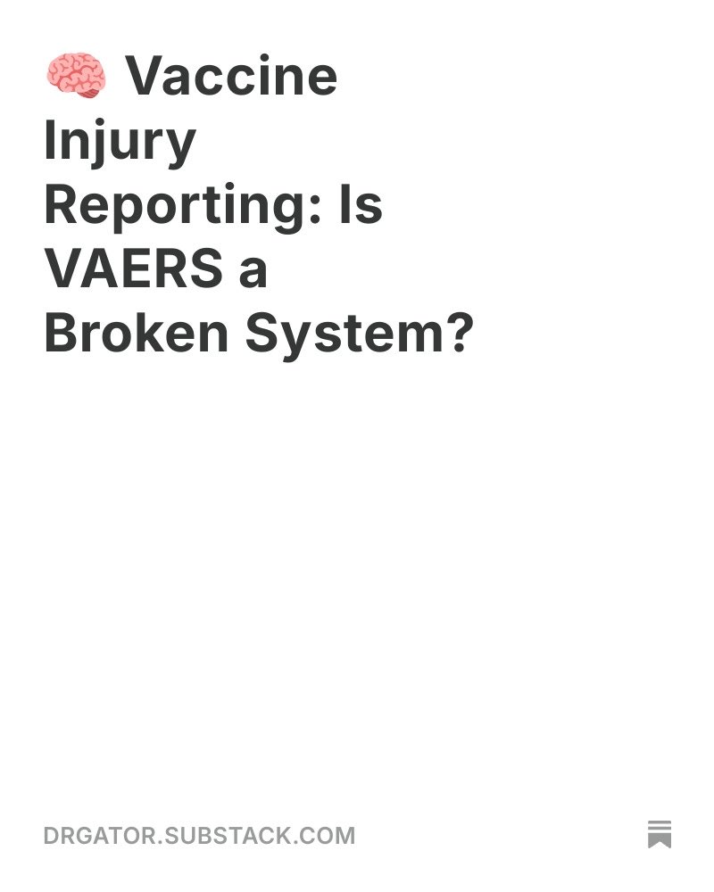 DrJoelGator's tweet image. drgator.substack.com/p/vaccine-inju…