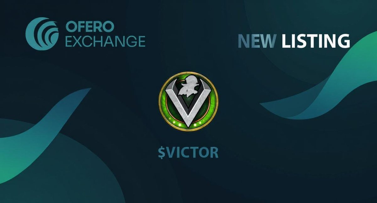 Ofero Network (@oferonetwork) on Twitter photo 🚀 NEW LISTING! 🚀
$VICTOR is now live on Ofero Exchange!
Ready to explore this new opportunity?
Trade now and be part of the action!
#OferoExchange <a href="/MultiversX/">Multiversᕽ</a> <a href="/SVictorUniverse/">SuperVictor Universe</a> 🚀 NEW LISTING! 🚀
$VICTOR is now live on Ofero Exchange!
Ready to explore this new opportunity?
Trade now and be part of the action!
#OferoExchange <a href="/MultiversX/">Multiversᕽ</a> <a href="/SVictorUniverse/">SuperVictor Universe</a>
