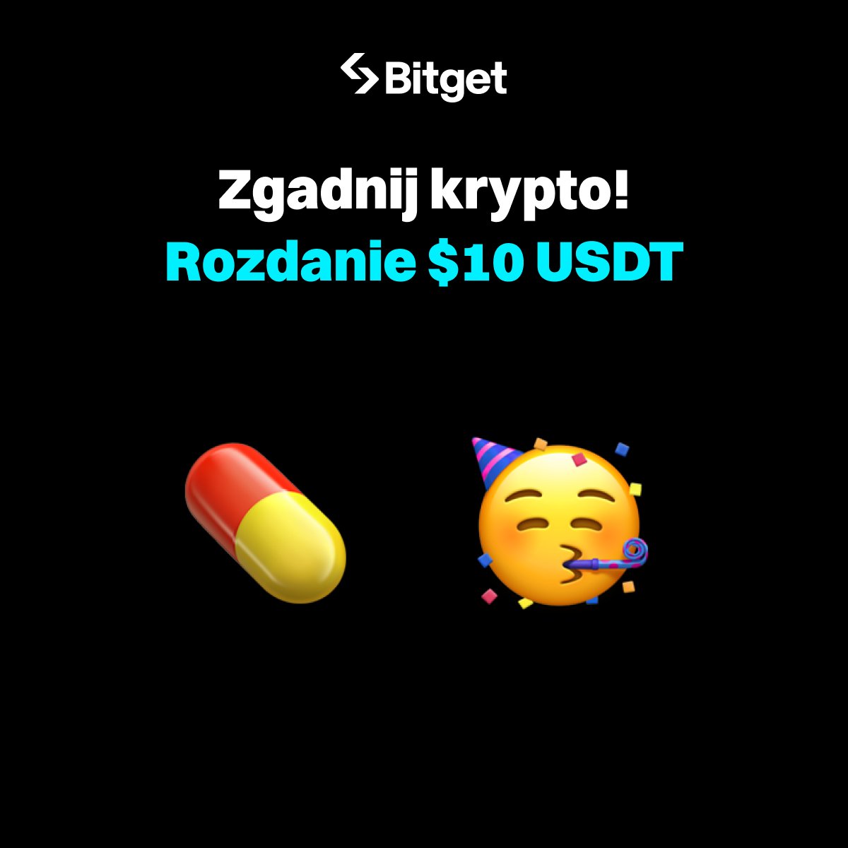🧐 Czy potrafisz odgadnąć co to za krypto?
🤑 10 USDT czeka na Ciebie

✅ Obserwuj <a href="/BitgetPL/">BitgetPL</a>
🔃 Zrepostuj ten post!
👇 Skomentuj swoją odpowiedź i otaguj znajomego!

💸Wygrywa jedna osoba!
🌟Wyniki we wtorek!