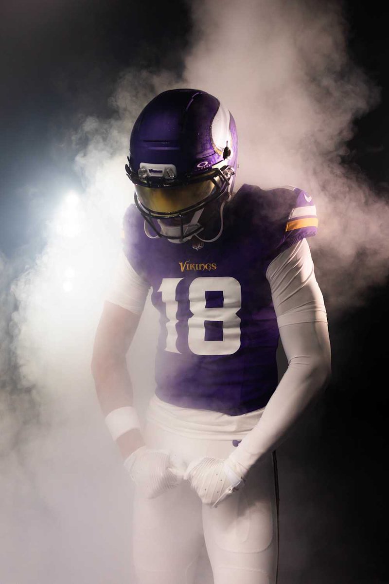 JasonHarmonNFL's tweet photo. The duo to bring us to the promised land. 

📷: Alli Rusco/Vikings https://t.co/1sgGWL4SrQ