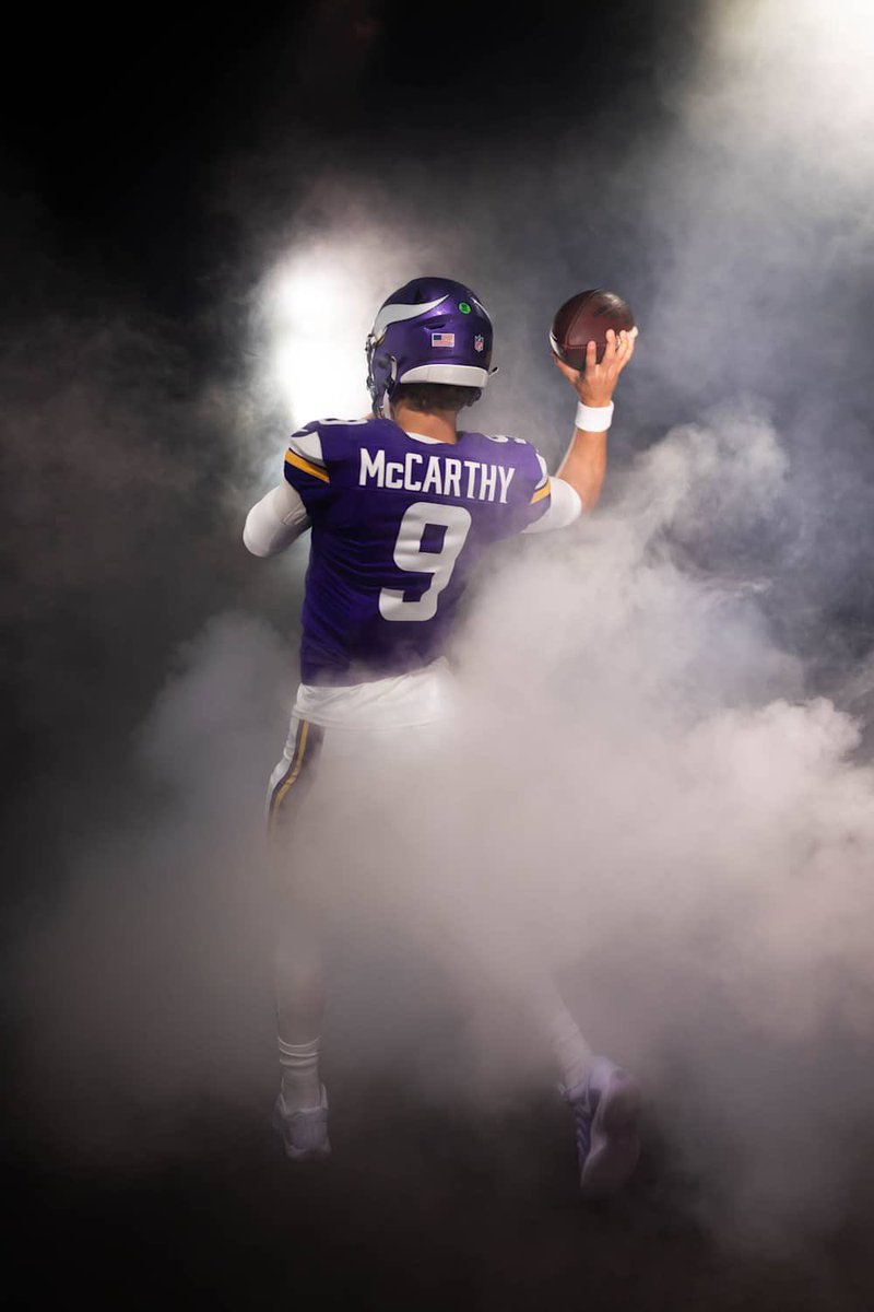 JasonHarmonNFL's tweet photo. The duo to bring us to the promised land. 

📷: Alli Rusco/Vikings https://t.co/1sgGWL4SrQ