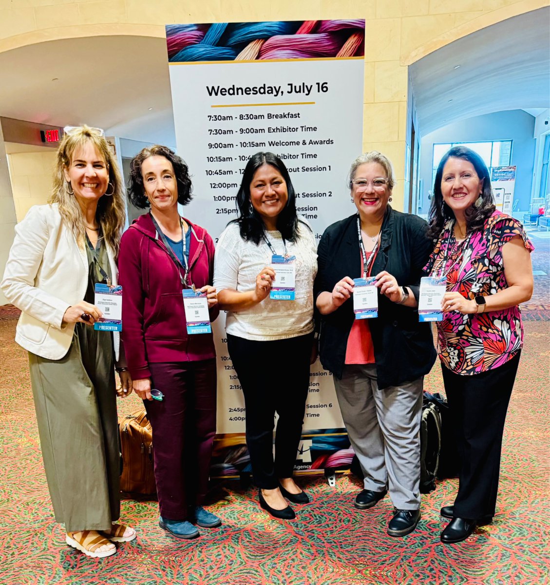 Our multilingual team is passionately dedicated to connecting and sharing our practices, empowering our services to EB. Extensive knowledge, commitment, and love for our students shine through these amazing Latinas #t3symp25. #AISDjoy #METAISDjoy