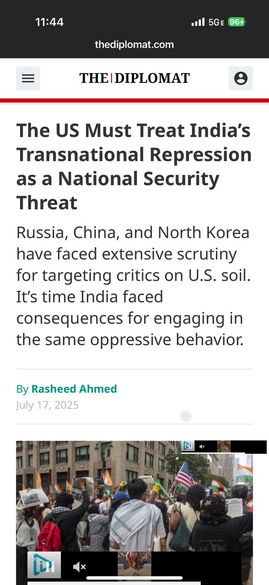 The US Must Treat India’s Transnational Repression as a National Security Threat – The Diplomat