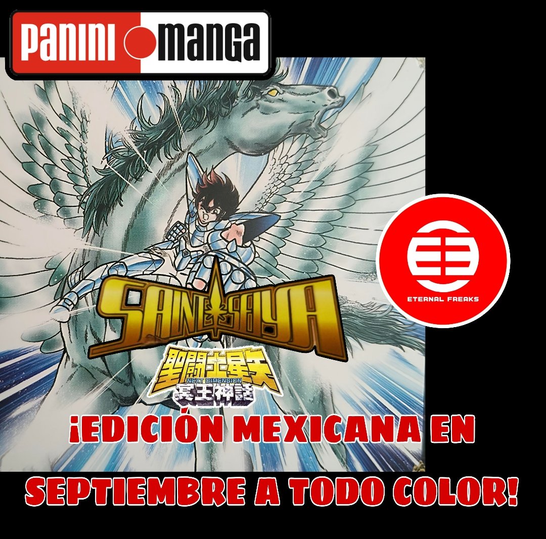 PolluxDioscuros's tweet image. ¡Oficial! Saint Seiya: Next Dimension llega a México en septiembre y en edición totalmente a color.
La espera valió la pena y el cosmos volverá a brillar en nuestras manos.
Fecha exacta y precio por confirmar. ¡Permanezcan atentos!
#PaniniLaExperiencia #NextDimension #SaintSeiya