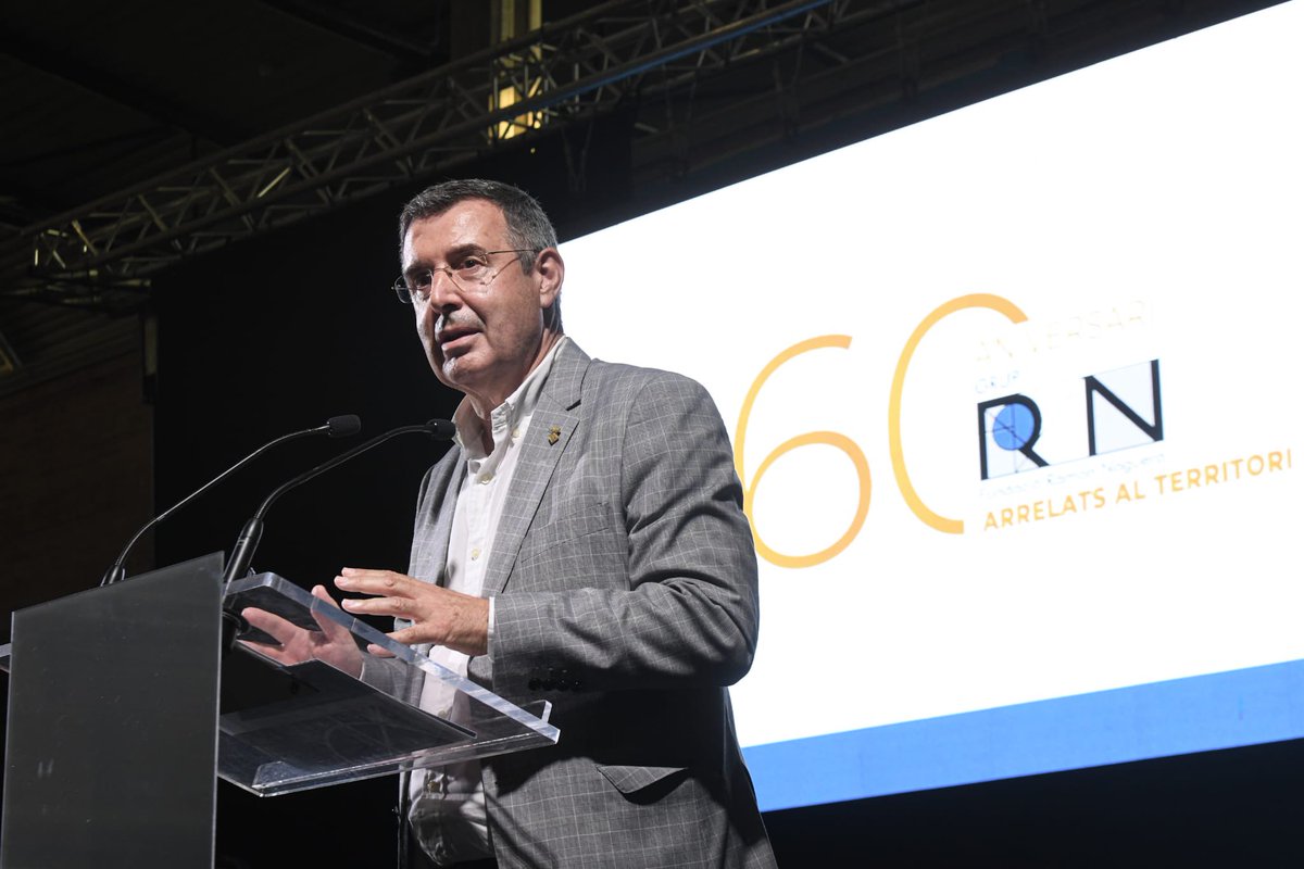 DiputacioGirona's tweet image. 🎂 La Fundació Ramon Noguera celebra 6️⃣0️⃣ anys reivindicant el model de les entitats socials com a garantia per a l'atenció digna de les persones amb discapacitat.
🗣️El president de la #DdGi, Miquel Noguer, ha destacat «la contribució de @grupFRN a construir una societat més…