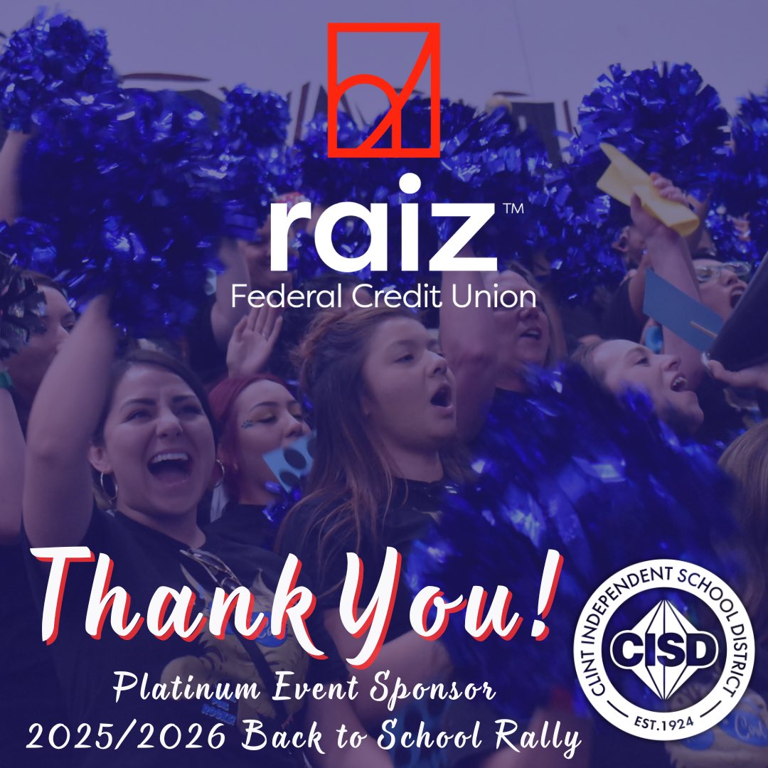 Thank you to Raiz Federal Credit Union for their incredible Platinum Event Sponsorship of our annual Back to School Rally! 🎉

Thanks to their generous support, we're able to provide essential resources and a fantastic experience to start the new school year. We're so grateful