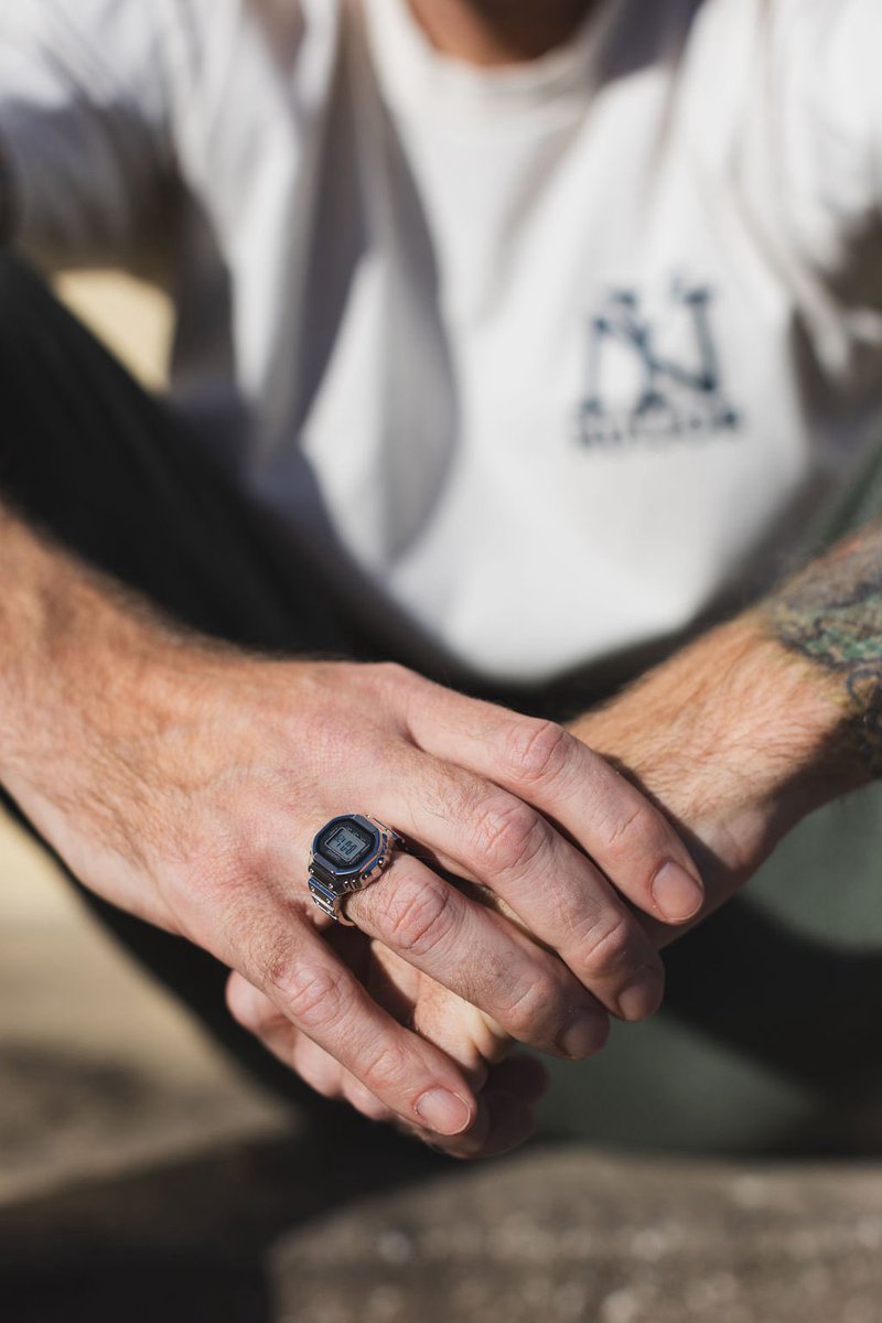 Back in stock. The Casio CRW001-1 Ring Watch returns for another round—celebrating 50 years of Casio with a fully functional digital timepiece built into a stainless steel ring. Dual time zones, stopwatch, Time Flash. ⌚💍

• In-store: Sat, July 19 – 11AM EST
• Online: Sat,