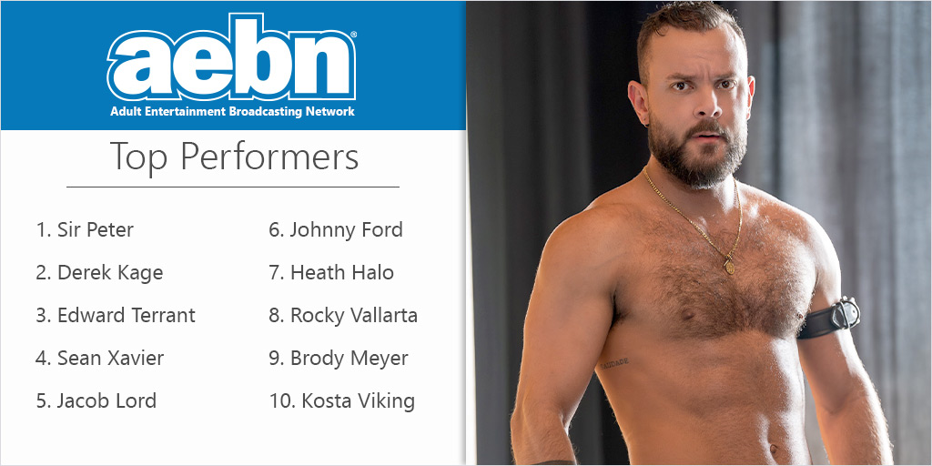 aebn's tweet photo. Congratulations to all the guys that made the https://t.co/cIBqK2WKOZ Top 10 list this week!

@sirpeeterreal
@DerekKageXXX
@Edward_Jpg
@seanxavierxxx
@JACOBLORDREAL
@JohnnyFordXXX
@heathenhalo0
@RockyVallarta
@brodyxmeyer
@KostaViking https://t.co/7ODCUzJm48