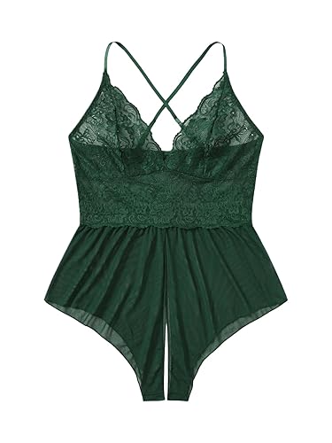 BasednC's tweet image. I just received SweatyRocks Women's Plus Size Lingerie Sheer Mesh Floral Lace Cutout Teddy Bodysuit - 4X-Large Plus - Green from Concentratedsurprise via Throne. Thank you so much! 🧡throne.com/basednconfused #Wishlist #Throne