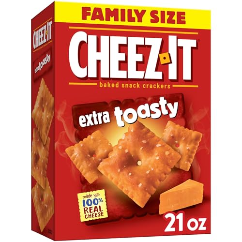 BasednC's tweet image. I just received Cheez-It Cheese Crackers, Baked Snack Crackers, Lunch Snacks, Family Size, Extra Toasty, 21oz Box (1 Box) - Extra Toasty - 1.31 Pound (Pack of 1) from Concentratedsurprise via Throne. Thank you so much! 🧡throne.com/basednconfused #Wishlist #Throne
