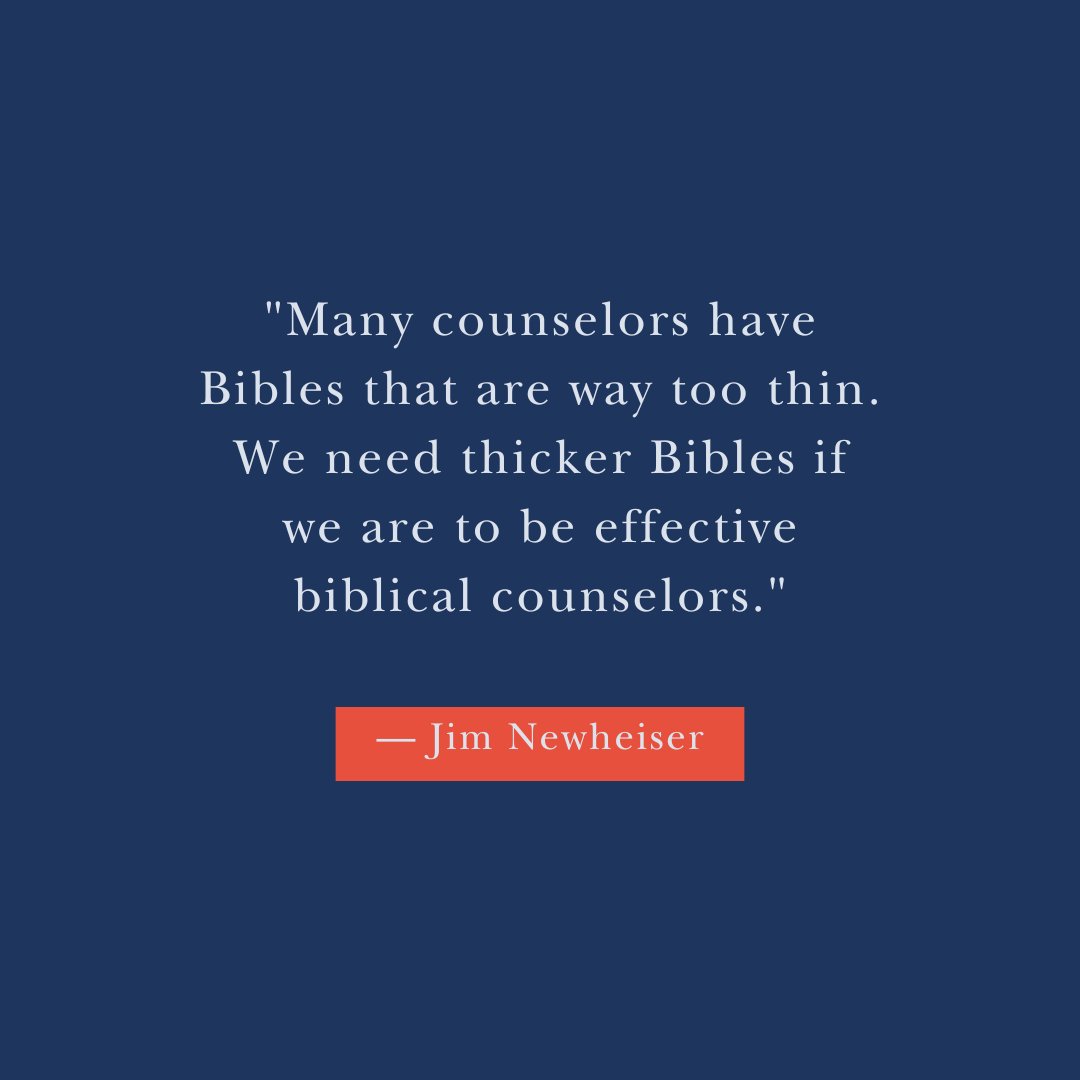 biblicalcc's tweet image. The “thickness” of your Bible isn’t about pages — it’s about how well you know it and how ready you are to use it.
📖 How can counselors become more fluent in God’s Word?
🧠 What habits lead to a “thicker” Bible?
🔗 Read the full blog post to find out: biblicalcounselingcoalition.org/2025/07/17/how…