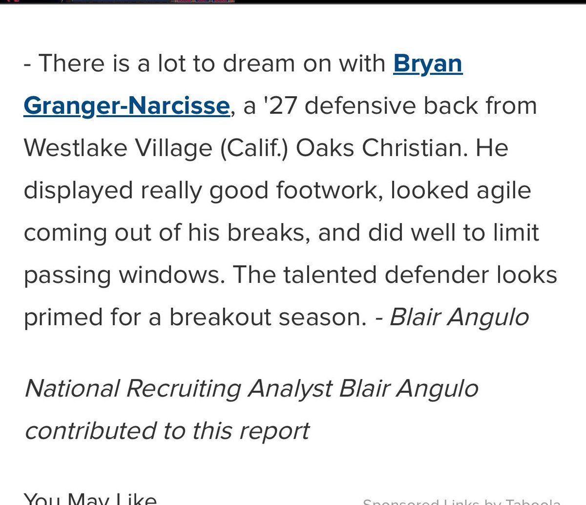 Bryan Granger-Narcisse (@bryan_gnarcisse) on Twitter photo Appreciate the kind words and recognition 🙏🏽. Big thanks to <a href="/BlairAngulo/">Blair Angulo</a> and the team . Still locked in — the work continues! 💯<a href="/GregBiggins/">Greg Biggins</a> <a href="/BrandonHuffman/">Brandon Huffman</a>
#Grateful #StayReady #ClassOf27 #ThankYou Appreciate the kind words and recognition 🙏🏽. Big thanks to <a href="/BlairAngulo/">Blair Angulo</a> and the team . Still locked in — the work continues! 💯<a href="/GregBiggins/">Greg Biggins</a> <a href="/BrandonHuffman/">Brandon Huffman</a>
#Grateful #StayReady #ClassOf27 #ThankYou