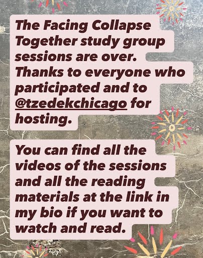 Our study group is over but you can still dive into it, and I hope you will. Best done with friends, if possible.