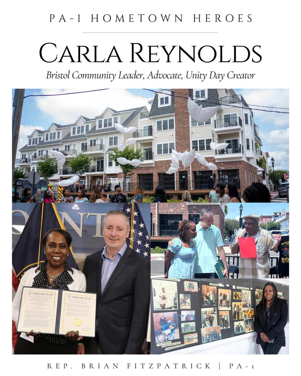 RepBrianFitz's tweet image. Each week, we recognize a Hometown Hero—someone whose impact on our community is lasting, profound, and deeply felt.
This week, we honor someone who has long embodied that title: Carla Reynolds. While she was named a Hometown Hero before, it only felt right—especially this…