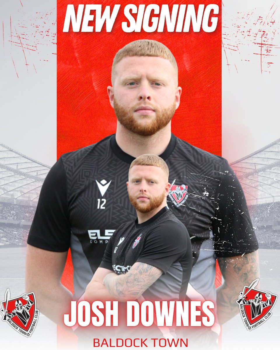 🚨 NEW SIGNING 🚨

We’re delighted to announce the signing of Josh Downes! 💥

A dynamic attacking right-back, Josh is a player that manager Rob Bates knows well — and he gets his man! 🔴⚫

Welcome to Baldock Town, Josh! 💪 #BaldockTown #NewSigning #UpTheBaldock
<a href="/joshdownes_/">Downsey</a>