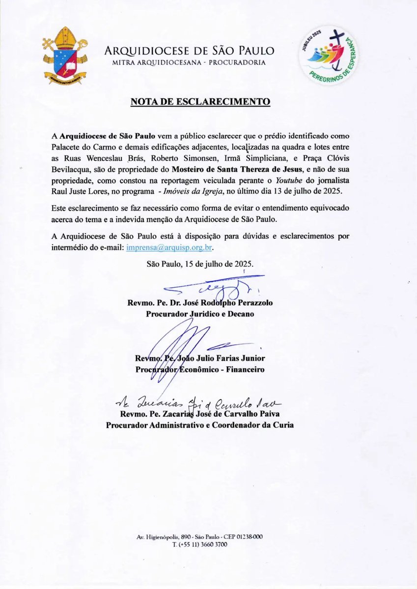Arquidiocese de São Paulo tweet media