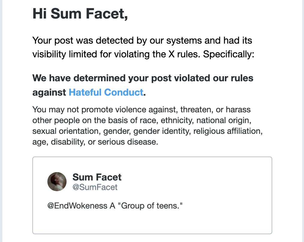 SumFacet's tweet image. It&apos;s a free speech platform.  Trust me bro!