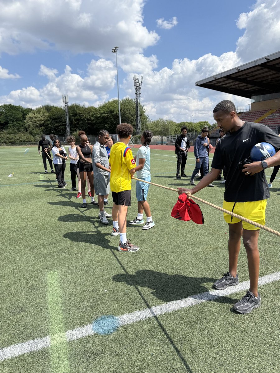HaringeyLP's tweet image. No Sports Day is complete without a tug-of-war! Ms Robinson’s team claimed victory for the third year in a row. 🏆 Not that it’s just about the winning… #ThisIsAP