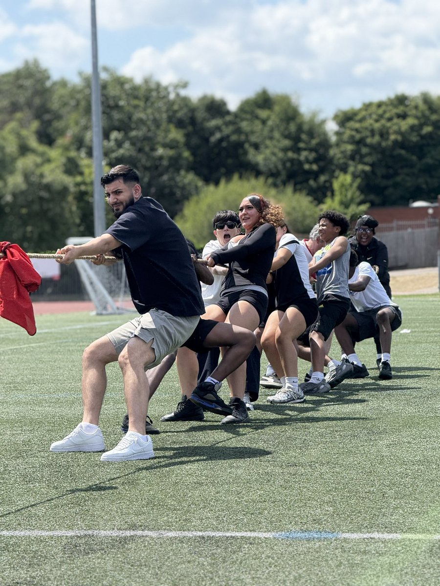 HaringeyLP's tweet image. No Sports Day is complete without a tug-of-war! Ms Robinson’s team claimed victory for the third year in a row. 🏆 Not that it’s just about the winning… #ThisIsAP