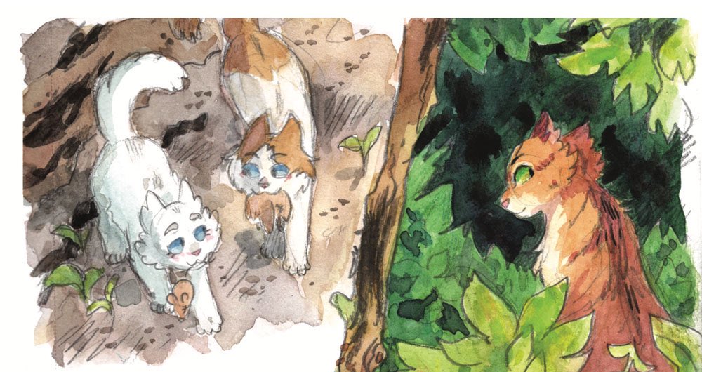 warriorswiki's tweet photo. Concept artwork for the upcoming graphic novel, “The Prophecies Begin #3”! https://t.co/RJ2WEasDNP