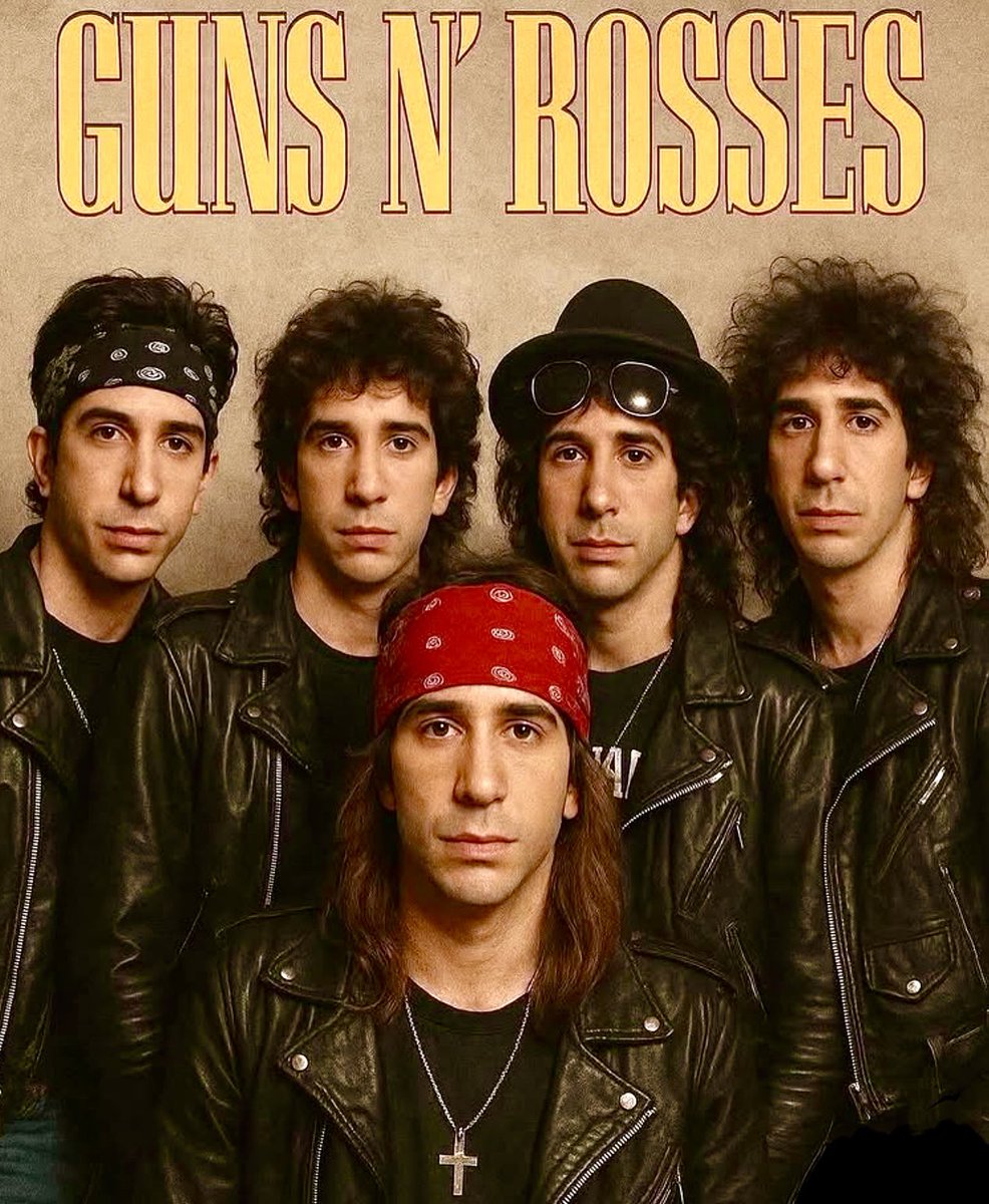 #GNR #RossGeller #FRIENDS4EVER <a href="/FriendsTV/">FRIENDS</a> #FridayVibes
