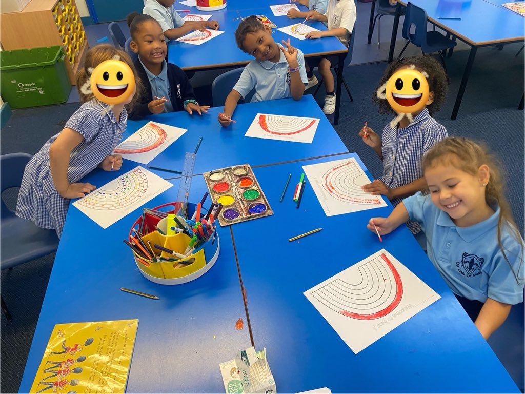 Elmer class enjoyed their transition morning in Year 1. 🌈