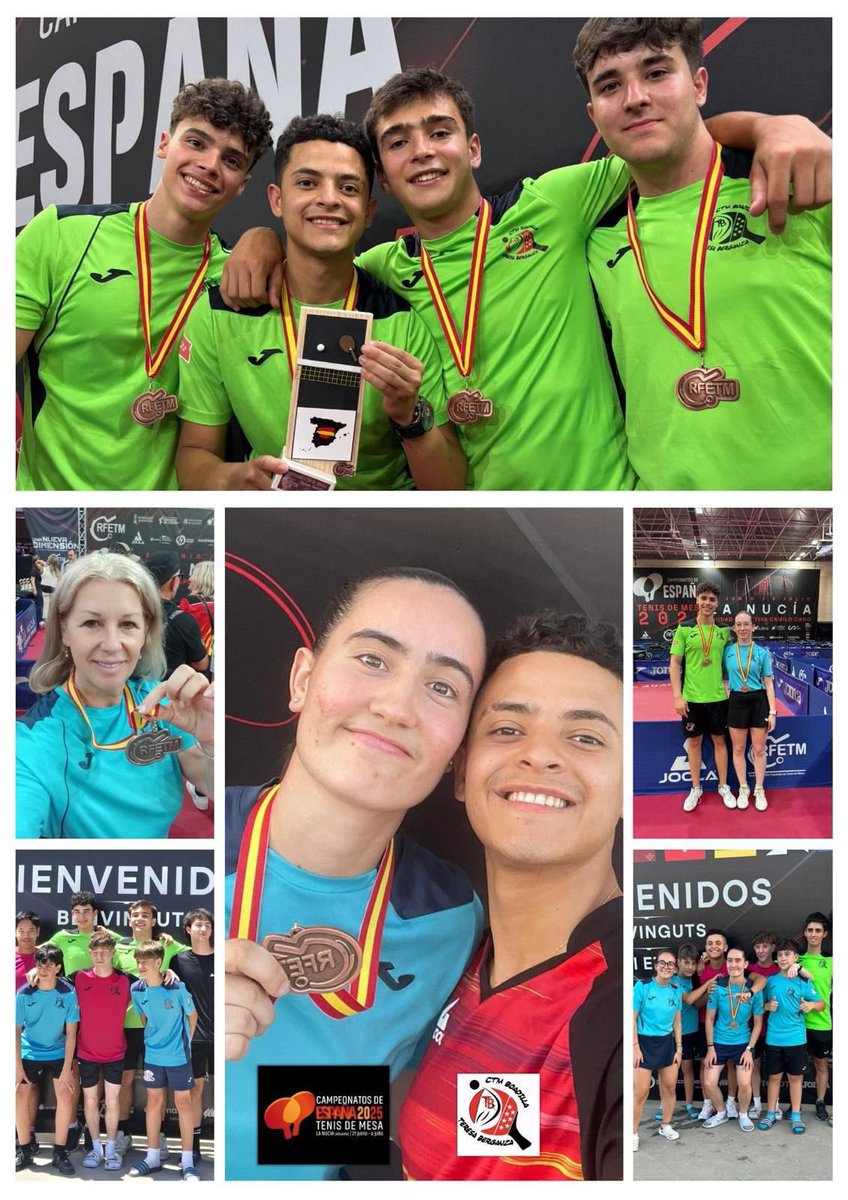Hoy toca felicitar al club de tenis de mesa de Boadilla del Monte por su excelente actuación en el Campeonato de España celebrado recientemente, donde ha logrado 5 medallas, ¡un récord para el club! 🎉

🥉 Bronce en equipos juvenil masculino, con los boadillenses Miguel Zaballos,