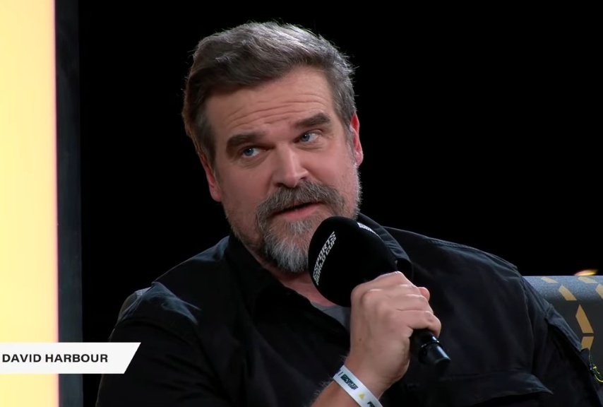 David Harbour talking about videogames like bro please just rage quit inside me 😭