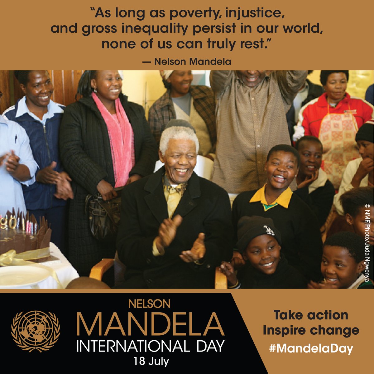 Today is #MandelaDay – a time to honour Nelson Mandela’s unwavering commitment to freedom, justice, and equality.

Let’s be inspired by his legacy and take action for a brighter, more inclusive future for all.

🌐un.org/en/events/mand…
#EveryoneIncluded