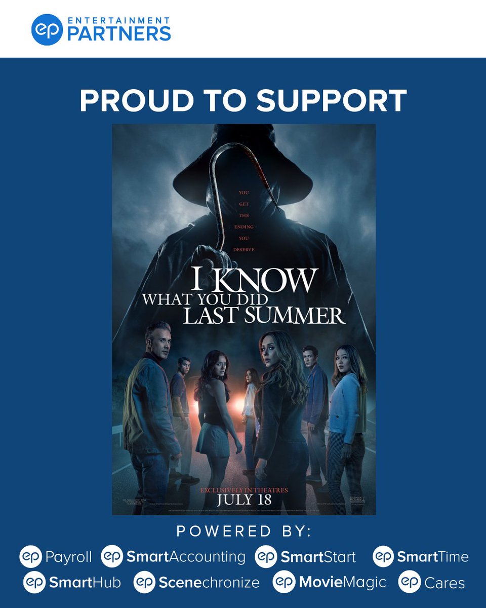 EntPartners's tweet image. Theaters: #IKnowWhatYouDidLastSummer reboot hits theaters worldwide
Streaming: #StarTrekStrangeNewWorlds returns to #ParamountPlus and #Foundation to #AppleTV
#EPpaid #weekendwatch #proudtosupport